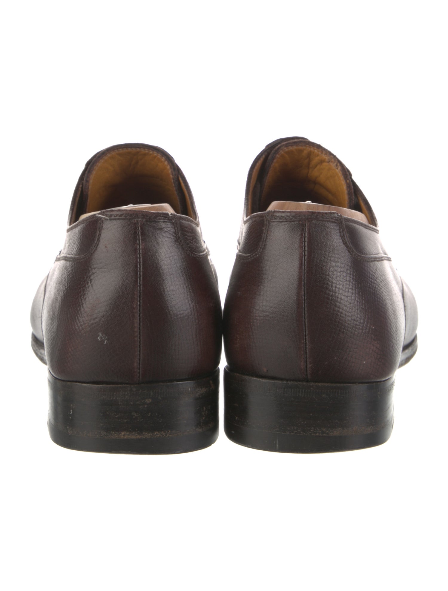 Gucci Leather Derby Shoes